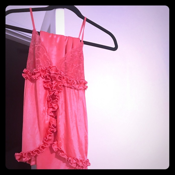 Other - Peachy pink satin nightwear set